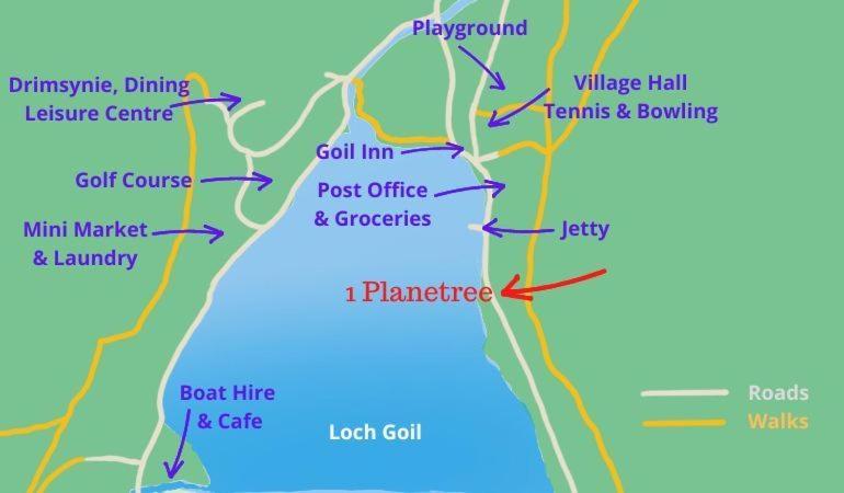1 Planetree Cottage - Loch View Lochgoilhead Esterno foto